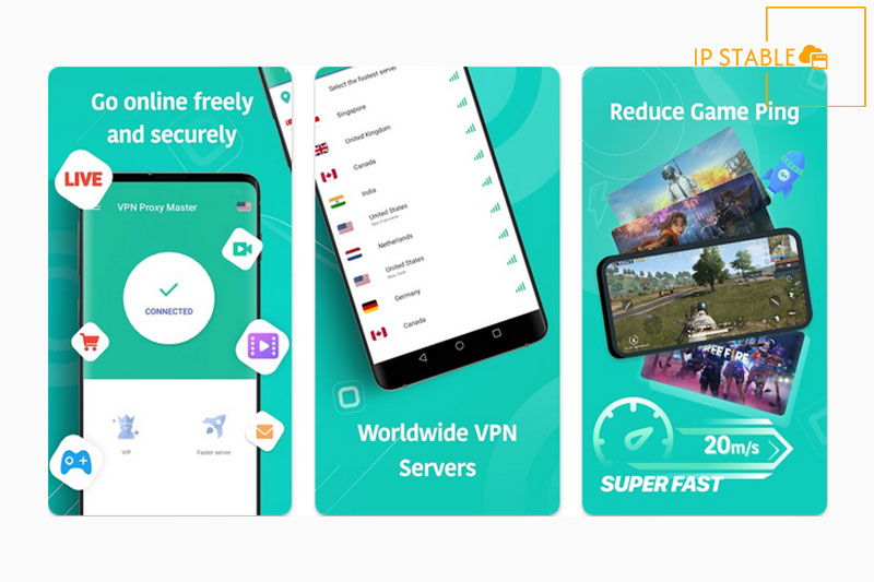 دانلود فیلتر شکن پرسرعت وی پی ان مستر VPN Master برای اندروید و سامسونگ