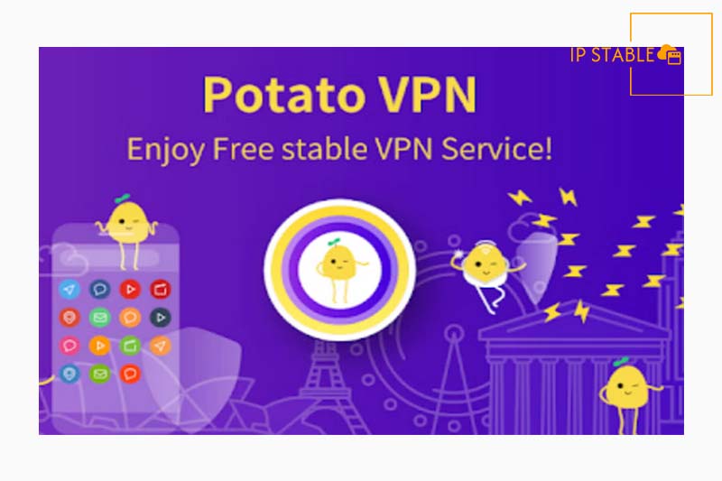 دانلود مستقیم VPN Potato وی پی ان قوی جدید موبایل اندروید سامسونگ